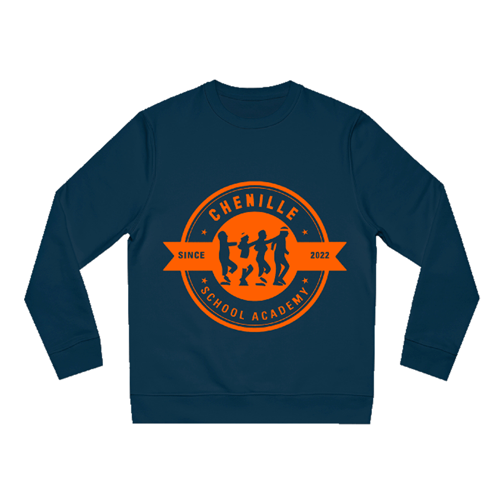 SWEATSHIRT OFFICIEL LOGO ORANGE