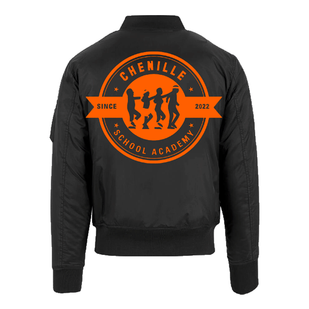 BLOUSON BOMBER LOGO ORANGE